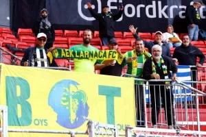 (ΦΩΤΟΣ) Οι ΑΕΚτζήδες στο "Brann Stadion"