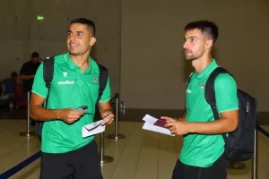 ΦΩΤΟΣ από την αναχώρηση για Αζερμπαϊτζάν 