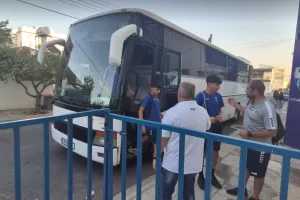 (ΦΩΤΟΡΕΠΟΡΤΑΖ-ΒΙΝΤΕΟ) Η άφιξη της Ομόνοιας Αρ. 
