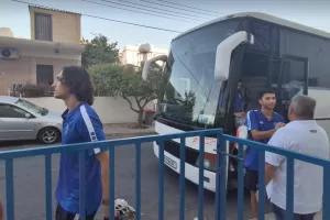 (ΦΩΤΟΡΕΠΟΡΤΑΖ-ΒΙΝΤΕΟ) Η άφιξη της Ομόνοιας Αρ. 