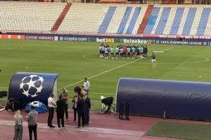 Η προπόνηση της Πάφου στο "Rajko Mitić Stadium" (Φώτος/Βίντεο Kerkida)