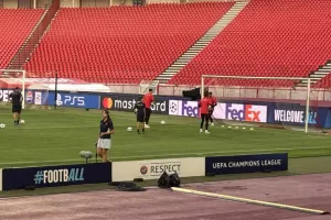 Η προπόνηση της Πάφου στο "Rajko Mitić Stadium" (Φώτος/Βίντεο Kerkida)