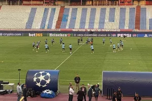 Η προπόνηση της Πάφου στο "Rajko Mitić Stadium" (Φώτος/Βίντεο Kerkida)