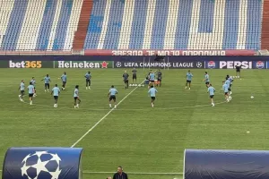 Η προπόνηση της Πάφου στο "Rajko Mitić Stadium" (Φώτος/Βίντεο Kerkida)