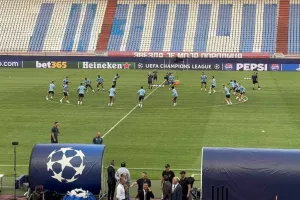 Η προπόνηση της Πάφου στο "Rajko Mitić Stadium" (Φώτος/Βίντεο Kerkida)