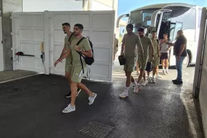 Η άφιξη της ΑΕΚ (Φώτος Kerkida)
