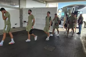 Η άφιξη της ΑΕΚ (Φώτος Kerkida)