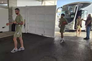 Η άφιξη της ΑΕΚ (Φώτος Kerkida)
