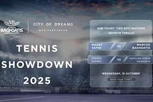 Το City of Dreams Mediterranean παρουσιάζει: Marat Safin vs Marcos Baghdatis