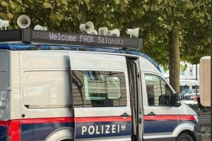 Η αστυνομία της Αυστρίας καλωσορίζει τους φίλους του ΠΑΟΚ