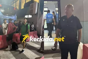 (Βίντεο-Φώτος kerkida) Η αποχώρηση της Ομόνοιας από την "Dalga Arena"