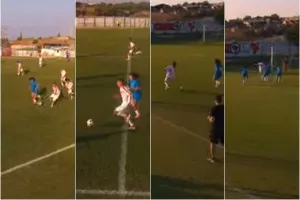 Εντυπωσιακό γκολ ο Παπαθανασίου Junior/ Σλάλομ... πίσω απ' το κέντρο! (Βίντεο)