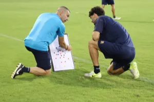 K21/Προπόνηση στην παρουσία του Προέδρου Εθνικών ομάδων (φώτος)