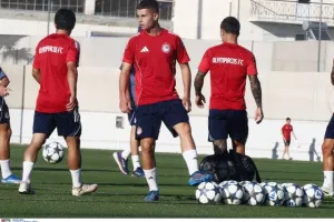 ΚΛΙΚΣ απ' την τελευταία προπόνηση του Ολυμπιακού 