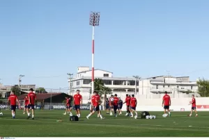 ΚΛΙΚΣ απ' την τελευταία προπόνηση του Ολυμπιακού 