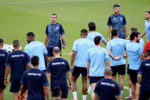 Η προπόνηση της Πάφου στο "Γ. Καραϊσκάκης" (Φώτος/Βίντεο kerkida)