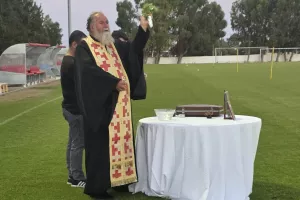 Πραγματοποιήθηκε η πρώτη προπόνηση και αγιασμός (φώτος)