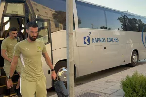 Η άφιξη της ΑΕΚ (φώτος)