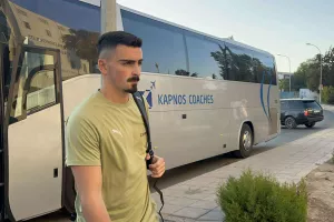 Η άφιξη της ΑΕΚ (φώτος)