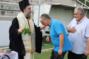 Ο Αγιασμός της ΠΑΕΕΚ (Φώτος)