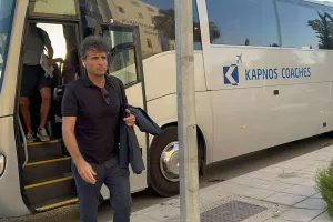 Η άφιξη της ΑΕΚ (φώτος)