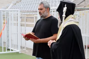 Ο Αγιασμός της ΠΑΕΕΚ (Φώτος)