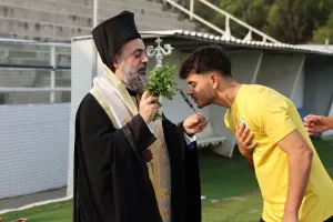 Ο Αγιασμός της ΠΑΕΕΚ (Φώτος)