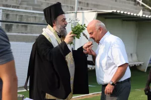 Ο Αγιασμός της ΠΑΕΕΚ (Φώτος)