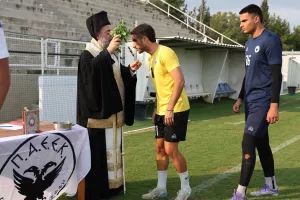 Ο Αγιασμός της ΠΑΕΕΚ (Φώτος)