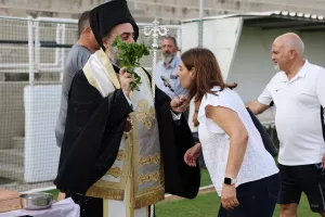 Ο Αγιασμός της ΠΑΕΕΚ (Φώτος)
