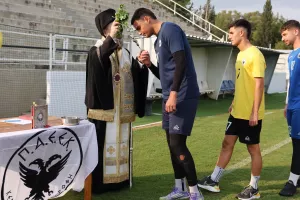 Ο Αγιασμός της ΠΑΕΕΚ (Φώτος)