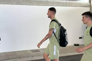 Η άφιξη της ΑΕΚ (Φώτος)