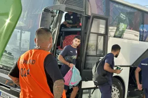 Η άφιξη του Εθνικού (φώτος)