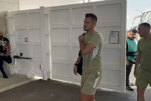 Η άφιξη της ΑΕΚ (Φώτος)