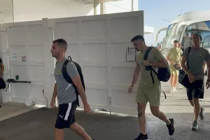 Η άφιξη της ΑΕΚ (Φώτος)