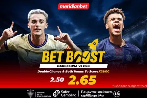 Μπαρτσελόνα-Παρί: Ματσάρα στη Βαρκελώνη με bet boost στο 2.65! – Το μπόνους σου σε περιμένει! 