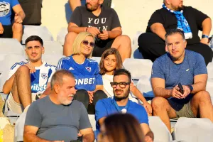 Εικόνες από τις κερκίδες στο Δασάκι