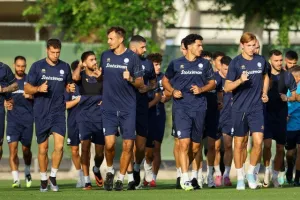 (Φώτος Kerkida) Η προπόνηση της Εθνικής μας 