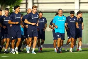(Φώτος Kerkida) Η προπόνηση της Εθνικής μας 