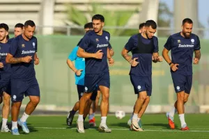(Φώτος Kerkida) Η προπόνηση της Εθνικής μας 