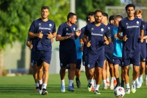(Φώτος Kerkida) Η προπόνηση της Εθνικής μας 