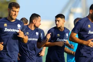 (Φώτος Kerkida) Η προπόνηση της Εθνικής μας 