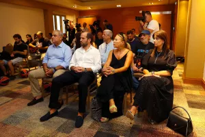 (Φώτος) Το kerkida.net στην διάσκεψη του payabl. "Νεόφυτος Χανδριώτης"