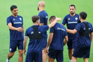 (Φώτος-βίντεο Kerkida) Η τελευταία προπόνηση της Εθνικής