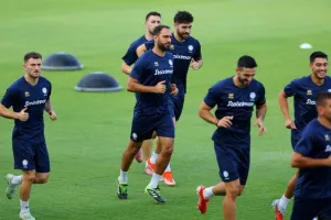 (Φώτος-βίντεο Kerkida) Η τελευταία προπόνηση της Εθνικής