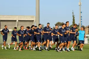(Φώτος Kerkida) Η προπόνηση της Εθνικής μας 