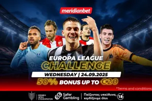 Europa League Challenge με φοβερό μπόνους και ευκαιρία για έξτρα… απόλαυση! 