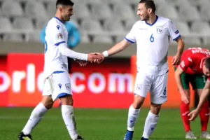 Ντεμπούτο με την Εθνική και ΓΚΟΛ!