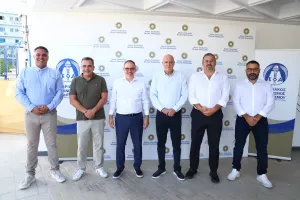 (Φώτος) Εγκαινιάστηκε το αναβαθμισμένο Δημοτικό και Ολυμπιακό Κολυμβητήριο Λευκωσίας