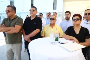 (Φώτος) Εγκαινιάστηκε το αναβαθμισμένο Δημοτικό και Ολυμπιακό Κολυμβητήριο Λευκωσίας
